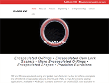Tablet Screenshot of m-cor.com